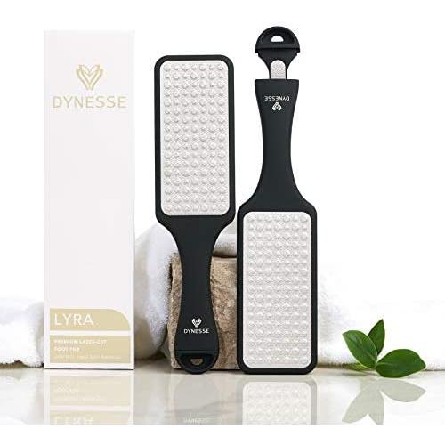 Next Generation 3-in-1 Pedicure Foot File. Callus Remover for Feet. Foot Scrubber with Ergonomic Design. Stainless Steel Foot Exfoliator for Spa and Pedicure. Pumice Stone for Feet.