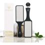 Next Generation 3-in-1 Pedicure Foot File. Callus Remover for Feet. Foot Scrubber with Ergonomic Design. Stainless Steel Foot Exfoliator for Spa and Pedicure. Pumice Stone for Feet.