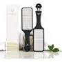 Next Generation 3-in-1 Pedicure Foot File. Callus Remover for Feet. Foot Scrubber with Ergonomic Design. Stainless Steel Foot Exfoliator for Spa and Pedicure. Pumice Stone for Feet.