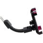 Leagway Motorcycle Phone Holder, Motorcycle Motorbike Phone Mount Holder Handlebar Compatible with 3.5-6.5 inch Samsung Galaxy S5 S6 S7 S8 S9 Nexus LG Huawei Smartphones, 360 Degree Rotation (Rose)