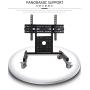 sunter98 Rolling TV Mount Stand Trolley 32-65inch Plasma Screen LED LCD Monitor Low Height Stand Cart D750