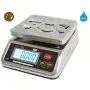 VisionTechShop TVS Portion control Stainless steel Washdown Scale, Lb/Oz/Kg/g Switchable, Low Profile Design, 12lb Capacity, 0.002lb Readability, Dual Display, NTEP Legal for Trade