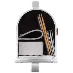 Gibraltar Mailboxes ADM11W01 Admiral Mailbox, Medium, Textured White