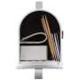 Gibraltar Mailboxes ADM11W01 Admiral Mailbox, Medium, Textured White