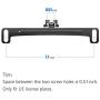 Universal Car Rear View Camera License Plate Bracket,Dash Cam Mirror Camera Kit Accessories Rearview Camera Mount, Only Installation Holder for Backup Camera Reverse Camera