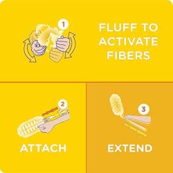 Swiffer 360 Dusters Extendable Handle Starter Kit, 3 Count Duster Refill