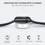 Watch Charger,Wireless Portable Watch Charger, Watch Charging Cable for Watch Series 6 5 4 3 2 1 - White