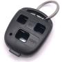 Cutting Not Required - Replacement Key Fob Keyless Entry Remote Control Key Case Fit for Lexus ES GS GX IS LS LX RX SC Car Key Fob Shell Cover (1 Black + Blue)