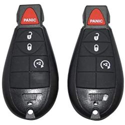 Car Key Fob For 2013 2014 2015 2016 2017 DODGE RAM 1500 2500 3500 Keyless Entry Remote FCC ID: GQ4-53T,by AUTOKEYMAX (PAIR)