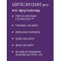 Michael Todd Soniceraser Pro Skin Infusion – 3-in-1 Sonic Tool Improves Complexion - Fresh Citrus and Sandalwood Spearmint Body Butter 18 oz each