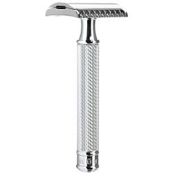 MÜHLE TRADITIONAL Grande Chrome Safety Razor (Open Comb) - No Blades Included