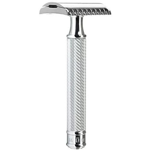 MÜHLE TRADITIONAL Grande Chrome Safety Razor (Open Comb) - No Blades Included