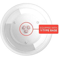KONIBN Microwave Plate Replacement 12.5inch Microwave Glass Plate/Microwave Glass Turntable Plate Replacement, Compatible with GE and Samsung