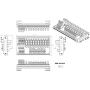 Electronics-Salon DIN Rail Mount 10 Position Power Distribution Fuse Module Board, for AC/DC 5~32V