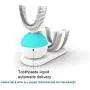Automatic Sonic Teeth Whitening, with Two U-Shape Brush Head, IPX7 Waterproof Hands Free, Rechargeable 360° Ultrasonic Electric Toothbrush, for Adults