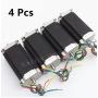 4 Axis Stepper Motor Nema 23 Dual Shaft 425oz-in 112mm+CW5045 Driver 4.5A 256 Microstep+5 Axis Breakut Board+400W 36V Power Supply CNC Controller Kit For CNC Router Engraver Milling Machine