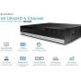 Amcrest NV2104-HS 4CH 1080P/3MP/4MP/5MP/6MP/4K Network Video Recorder, 4-Channel NVR, Supports Four x 4K IP Cameras, Pre-Installed 1TB Hard Drive (Supports 6TB Hard Drive)(No Built-in WiFi)