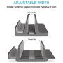 JARLINK (Upgraded Version) Vertical Laptop Stand, Desktop Stand Adjustable Laptop Holder (up to 17.3 inches) Compatible with MacBook Pro/Air, Microsoft Surface, Lenovo (Gray)