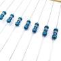 664 Pcs 17 Values Resistor Kit 0 Ohm-1M Ohm with 1% 1/4W Metal Film Resistors Assortment and Free Product 1 Pcs Thermistor