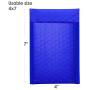 Metronic 50Pcs Poly Bubble Mailers, 4X8 Inch Padded Envelopes Bulk #000, Bubble Lined Wrap Polymailer Bags for Shipping/ Packaging/ Mailing Self Seal Royal Blue (Inside Size: 4x7'')