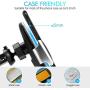 Wireless Car Charger, 10W Auto-Clamping Qi Fast Charging Car Mount Charger Air Vent Phone Holder for iPhone 12/12 Pro/SE/11/11 Pro/11 Pro Max/XS Max, Galaxy S20/S20 Plus/Note10, All Smartphone