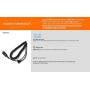 IPD IPH-255 Double Ear NC Headset with 2.5mm Jack for Polycom IP 320,321,330, Cisco SPA,Grandstream GXP,Panasonic KX, Zultys, Gigaset & 2.5m Jack(3 Poles) Port with Phones