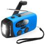 Upgraded Version RunningSnail Emergency Hand Crank Self Powered AM/FM NOAA Solar Weather Radio with LED Flashlight, Emergency Power Bank for iPhone/Smartphone (088B)