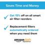 Filtrete 16x20x1, Smart Replenishable AC Furnace Air Filter, MPR 1500, Allergen, Bacteria & Virus, 2-Pack (exact dimensions 15.72 x 19.72 x 1.1)