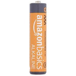 Amazon Basics 100 Pack AAA High-Performance Alkaline Batteries, 10-Year Shelf Life, Easy to Open Value Pack