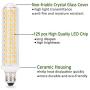 E11 LED Bulb, Mini Candelabra Base, 100W 120W Halogen Bulb Replacement, 9W, 1100LM, AC120V, Dimmable E11 LED Light Bulb, Patented Product, for Indoor Decorative Lighting, Warm White 3000K, 4-Pack