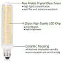E11 LED Bulb, Mini Candelabra Base, 100W 120W Halogen Bulb Replacement, 9W, 1100LM, AC120V, Dimmable E11 LED Light Bulb, Patented Product, for Indoor Decorative Lighting, Warm White 3000K, 4-Pack