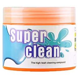 Dust Cleaning Mud Car Interior Cleaner Car Dust Removal Ventilation Holes Gap Details Remove dust Sticky Soft Mud (Orange)