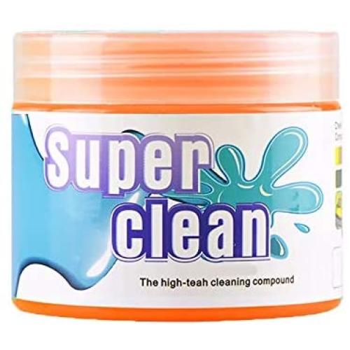 Dust Cleaning Mud Car Interior Cleaner Car Dust Removal Ventilation Holes Gap Details Remove dust Sticky Soft Mud (Orange)
