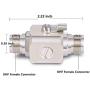 XRDS-RF UHF Lightning Arrestor PL-259 Lightning Surge Protector UHF Female to Female Coaxial Connector for CB Ham Two-Way Radio Base Antennas