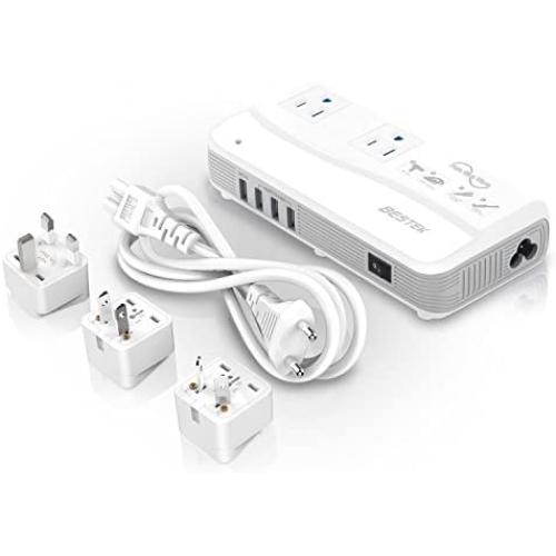 [Pure Sine Wave] BESTEK Power Converter for International Travel, 220v to 110v Voltage Converter Adapter - Overseas in European/UK/Ireland/Australia and More