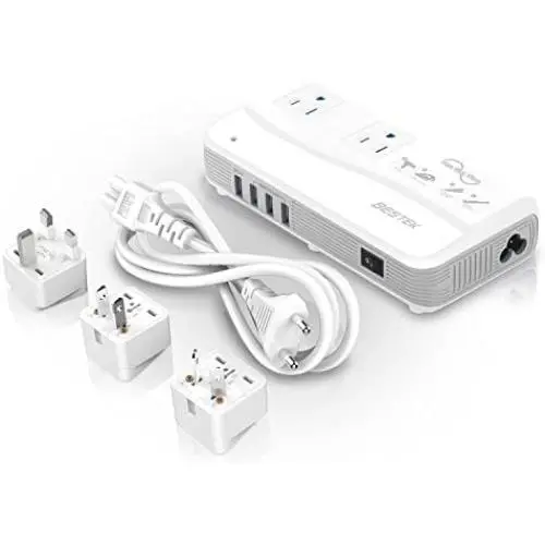 [Pure Sine Wave] BESTEK Power Converter for International Travel, 220v to 110v Voltage Converter Adapter - Overseas in European/UK/Ireland/Australia and More