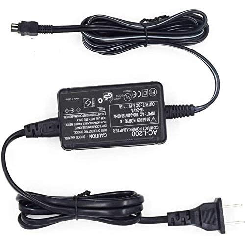 AC-L200 AC Power Adapter Charger for Sony Handycam DCR-SX40, DCR-SX41,DCR-SX44,DCR- SX45,DCR-SX60,DCR-SX63,DCR-SX65,SX83,SX85,DCR-SR42,DCR-SR45,DCR-SR46,DCR-SR47,DCR-SR68