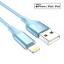 iPhone Charger Lightning Cable 4Pack(6/6/6/6ft) 4Color MFi Certified Nylon Braided Long Fast USB Cord HaoKanDe Compatible for iPhone 11Pro MAX Xs XR X 8 7 6S 6 Plus SE 5S 5C (Purple+Blue Green Rose)