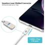 Syncwire iPhone Charger Cable Lightning Cable, [Apple MFi Certified] High Speed iPhone Charging Cable for iPhone 11/11 Pro/11 Pro Max/X/XS/XR/XS/8/8 Plus/6S/6 Plus/SE 2020//iPad/iPod - 3.3ft/1M White