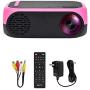 LED Projector,Portable Handheld Projector Mini HD 1080P Home Theater Projector,24-60 inch Projection Screen,for Family Entertainment(US)