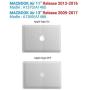 IBENZER MacBook Air 11 Inch Case Model A1370 A1465, Soft Touch Plastic Hard Shell Case Bundle with Keyboard Cover & Screen Protector for Apple Laptop Mac Air 11, Clear, A11CL+2A