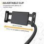 Klsniur Gooseneck Tablet Holder, Universal Tablet Stand 360 Flexible Lazy Bracket Clamp Long Arms Mount Compatible with iPad Air Pro Mini, Samsung Tab, Nintendo Switch and Other 4.7''-10.5'' Tablets