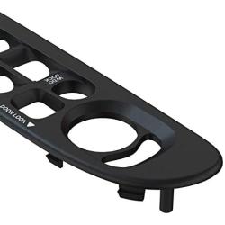 BASIKER Window Switch Cover, Driver Side Door Switch Panel Bezel Trim for 2002-2010 Dodge Ram 1500 2500 3500, Black