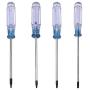 Kyuionty Set of 4 Torx Screwdriver, Magnetic T5 T6 T8 T10 Screwdriver Tool Kit for Repair & Maintenance Mobile Phone, Electronic Products & Computer