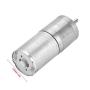 DC Motor,DC Gear Motor DC Electric Gear Motor,25mm DC 12V 25GA-370 Low Speed Metal Gear Motor for Electronic Lock (12V 300RPM)