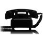 Opis 60s Cable with Classic United States Rotary Dial Inlay: Designer Retro Phone/Rotary Dial Telephone/Retro Style Phone/Vintage Telephone/Classic Desk Phone with Rotary Dialler (Black)
