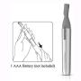 TOUCHBeauty Electric Eyebrow Trimmer 2 in 1 Portable Painless Instant Facial Precision Razor Multipurpose Washable Eyebrow Shaper Bikini Underarm Leg Body Hair Remover for Men Women TOUCHBeauty Electric Eyebrow Trimmer 2 in 1 Portable Painless Instant Facial Precision Razor Multipurpose Washable Eyebrow Shaper Bikini Underarm Leg Body Hair Remover for Men Women
