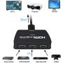 4K@60Hz HDMI Switch, NEWCARE HDMI Switch 3 in 1 Out, 3-Port HDMI Switcher Selector, Supports 4K, 3D, HDCP2.2, HDMI2.0, HDR, for Fire Stick 4K, HDTV, PS4/5, Game Consoles, PC
