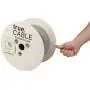 trueCABLE Cat6 Plenum (CMP), 500ft, Gray, 23AWG 4 Pair Solid Bare Copper, 550MHz, ETL Listed, Unshielded Twisted Pair (UTP), Bulk Ethernet Cable