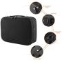 Hairdressing Tools Storage Carrying Case, Professional Multi-functional Hair Stylist Hairdresser Designer Session Bag Large Mobile Beauty Cosmetics Toiletry Organizer Holder